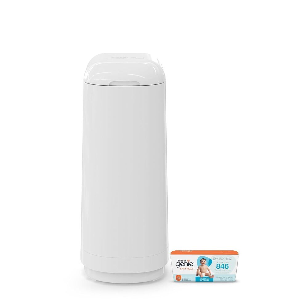 Essence Diaper Pail with Easy Roll Refill (18 Bags)